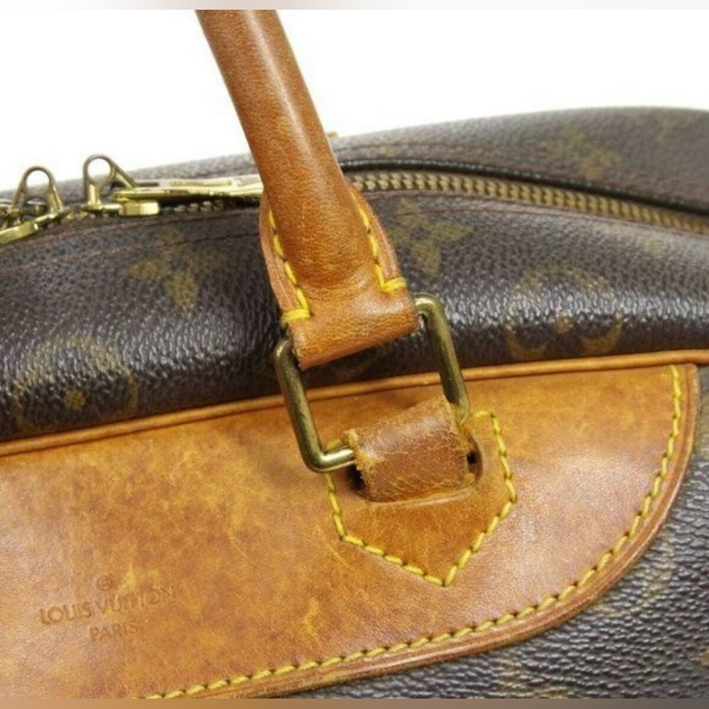 Louis Vuitton Satchel Bag Deauville Bowling Monogram canvas. Authentic - Picture 8 of 12